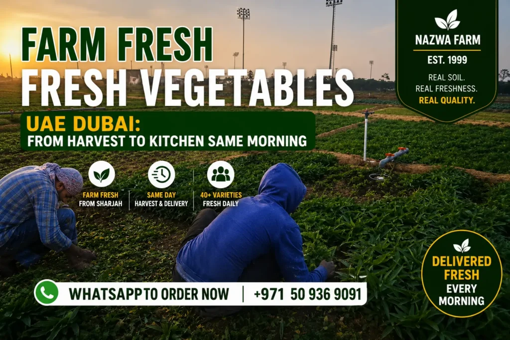 daily vegetable supply Dubai