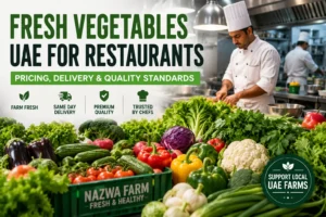 Fresh vegetables UAE supplier delivering farm fresh produce to restaurants