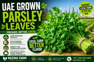 UAE grown parsley leaves